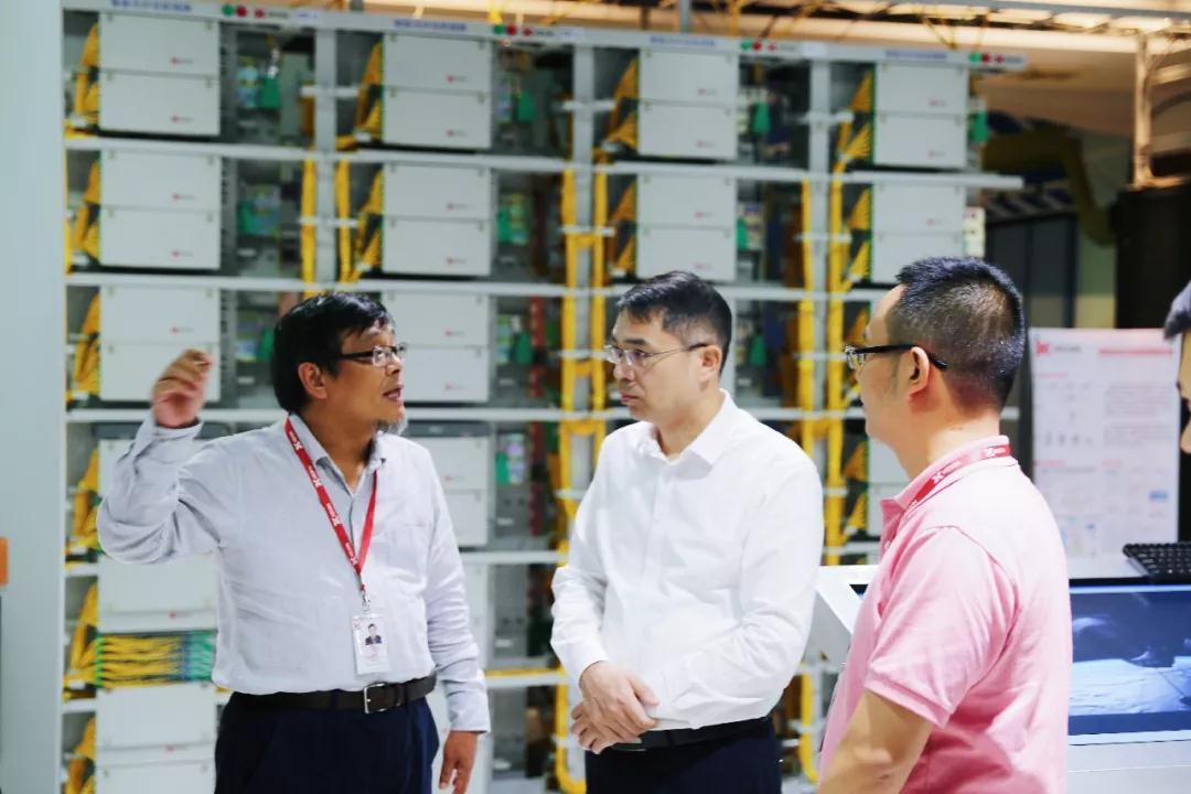 热烈欢迎光明区领导莅临我司进行工作视察